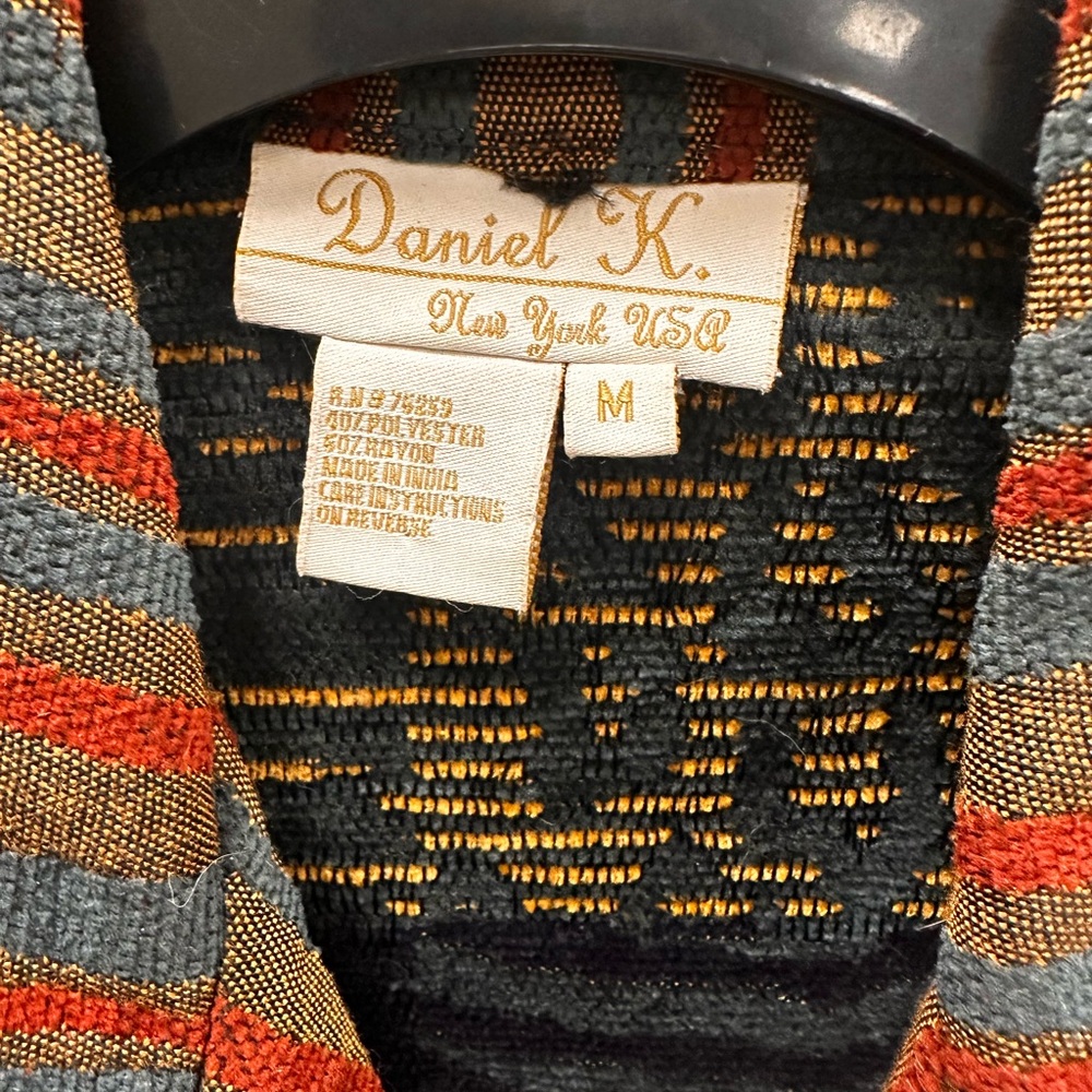 Daniel K New York Multicolor Patchwork Blazer Med… - image 2
